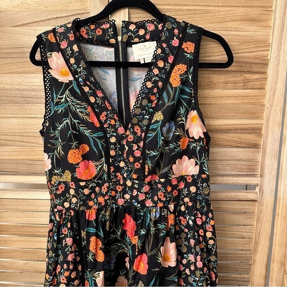 Kate Spade Mixed Blossom Fit And Flare Dress - Picture 5 of 10